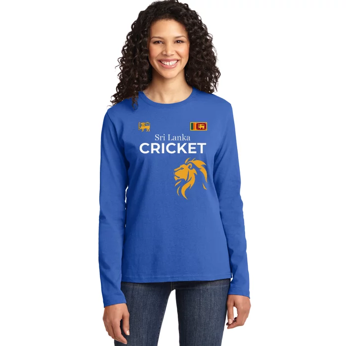 Sri Lanka Cricket Perfect For Lankan Cricket Fans Ladies Long Sleeve Shirt