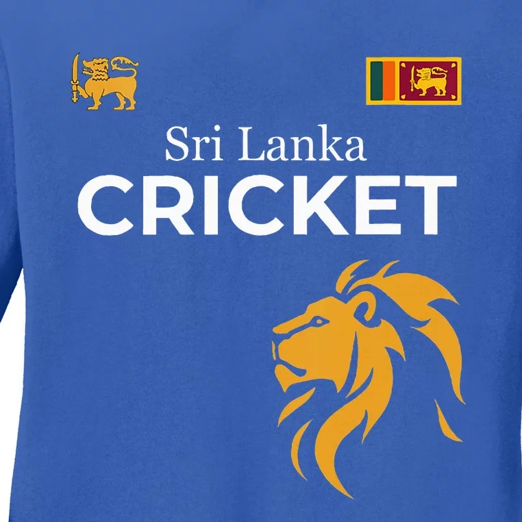 Sri Lanka Cricket Perfect For Lankan Cricket Fans Ladies Long Sleeve Shirt