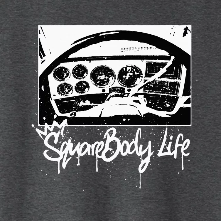 Squarebody Life C10 Classic Truck Squarebody Nation Women's Crop Top Tee