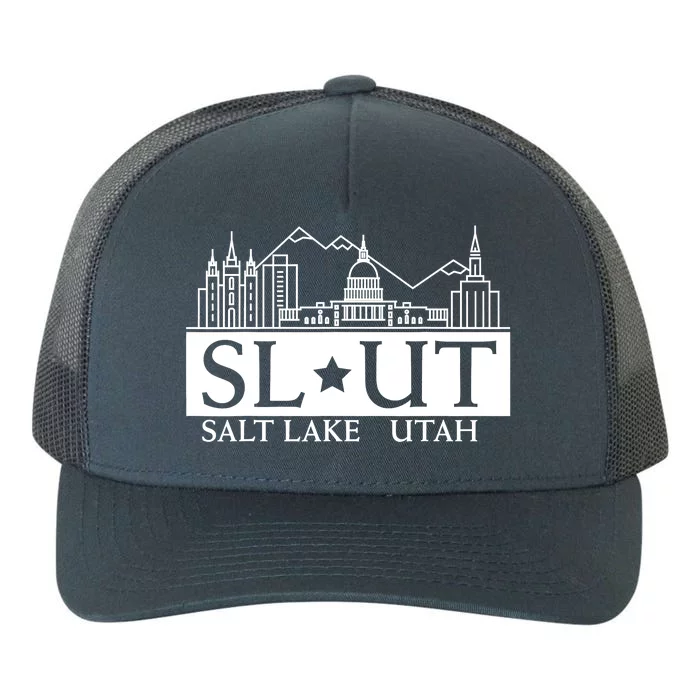 Salt Lake City Utah UT Hometown Home State Pride Yupoong Adult 5-Panel Trucker Hat