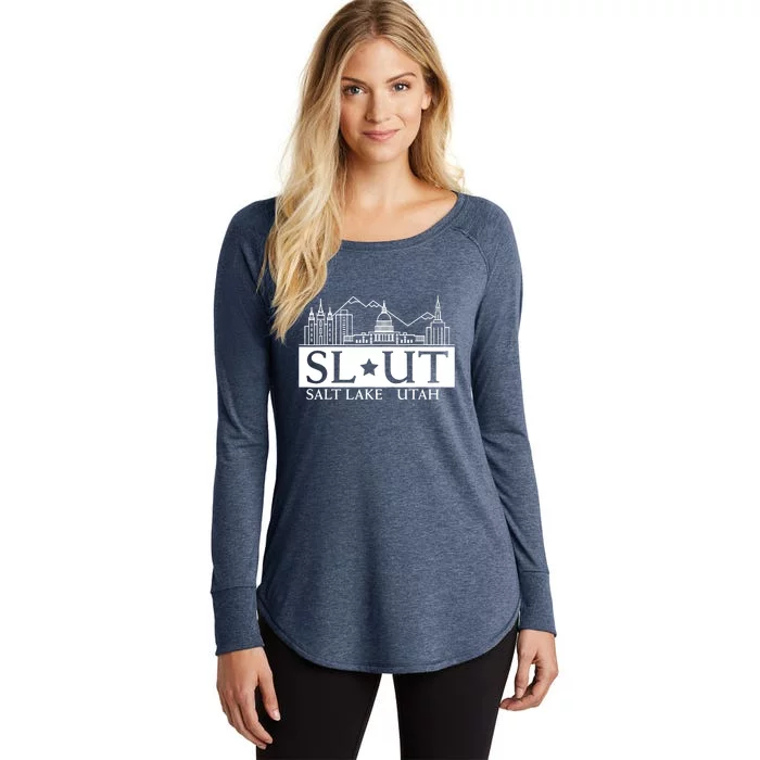 Salt Lake City Utah UT Hometown Home State Pride Women's Perfect Tri Tunic Long Sleeve Shirt