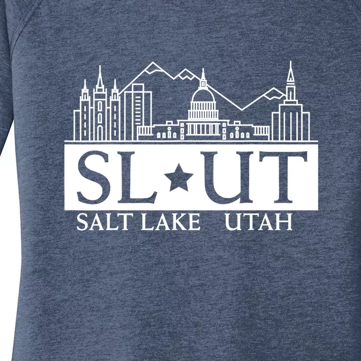 Salt Lake City Utah UT Hometown Home State Pride Women's Perfect Tri Tunic Long Sleeve Shirt