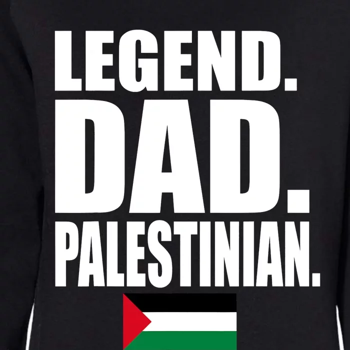 Storecastle: Legend Dad Palestinian Flag Funny Gift Womens California Wash Sweatshirt