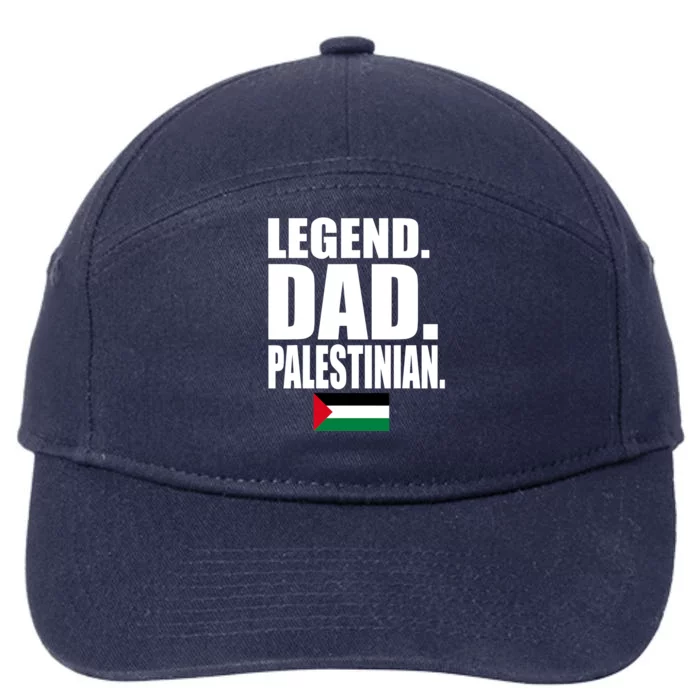 Storecastle: Legend Dad Palestinian Flag Funny Gift 7-Panel Snapback Hat