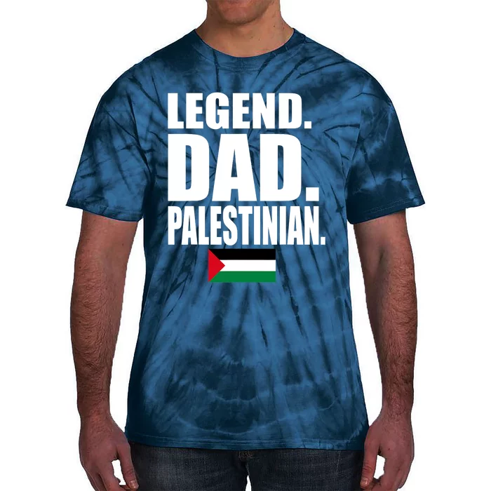 Storecastle: Legend Dad Palestinian Flag Funny Gift Tie-Dye T-Shirt