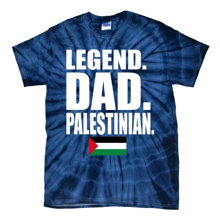 Storecastle: Legend Dad Palestinian Flag Funny Gift Tie-Dye T-Shirt