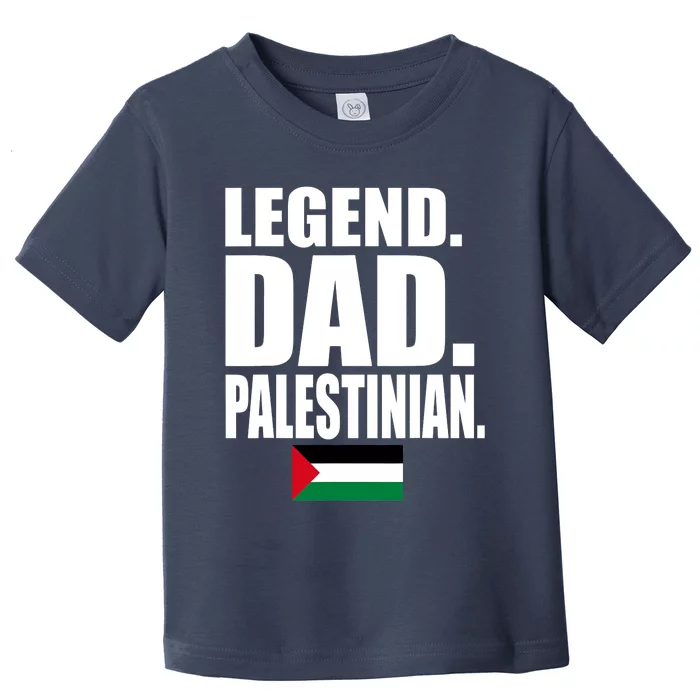 Storecastle: Legend Dad Palestinian Flag Funny Gift Toddler T-Shirt