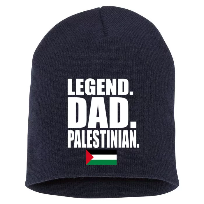 Storecastle: Legend Dad Palestinian Flag Funny Gift Short Acrylic Beanie