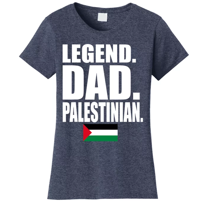 Storecastle: Legend Dad Palestinian Flag Funny Gift Women's T-Shirt