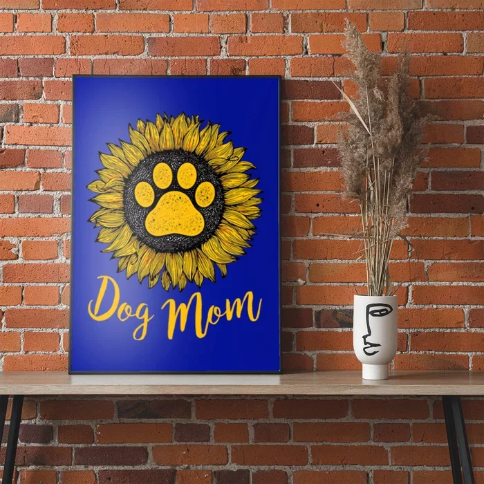 Sunflower Love Dog Mom Mother's Day Gift Poster