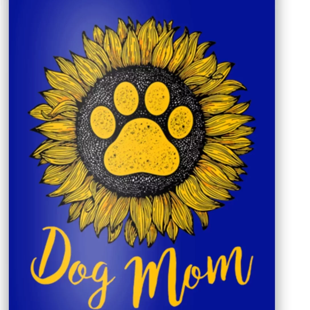 Sunflower Love Dog Mom Mother's Day Gift Poster