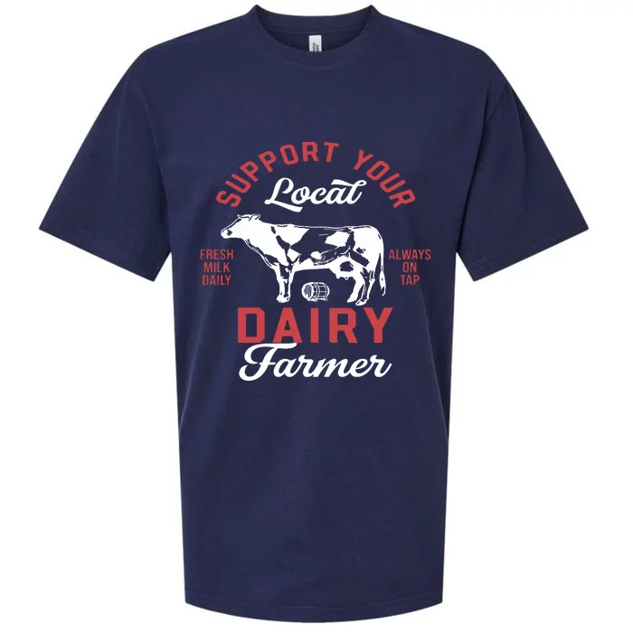 Support Local Dairy Farmer Sueded Cloud Jersey T-Shirt