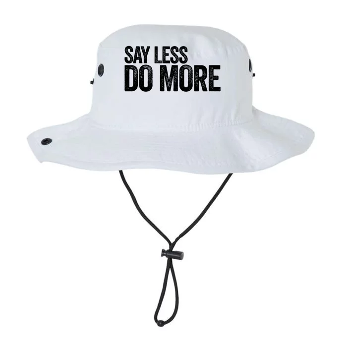 Say Less Do More Inspirational Quote Entrepreneur Gift Meaningful Gift Legacy Cool Fit Booney Bucket Hat