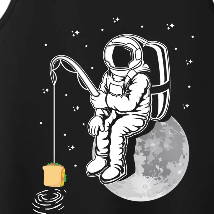 Sandwich Lover Design For Fishing And Astronaut Fans Gift Performance Tank