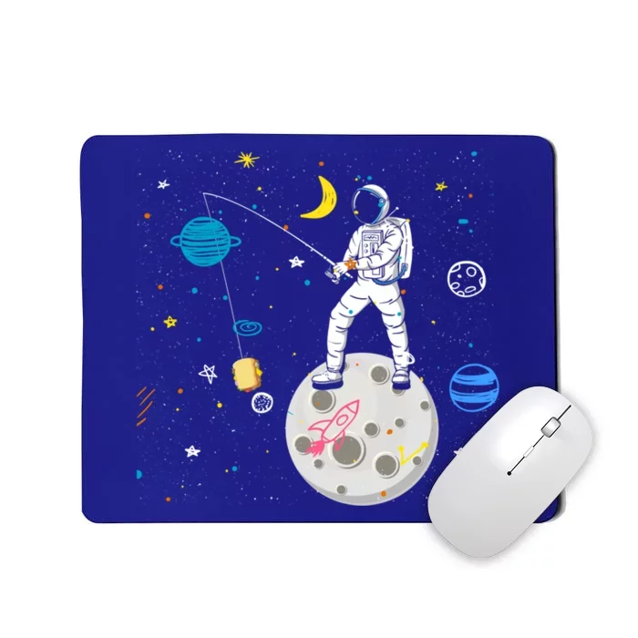 Sandwich Lover Design For Fishing And Astronaut Fans Gift Mousepad