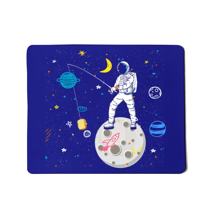 Sandwich Lover Design For Fishing And Astronaut Fans Gift Mousepad