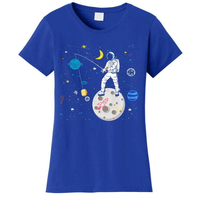 Sandwich Lover Design For Fishing And Astronaut Fans Gift Women's T-Shirt