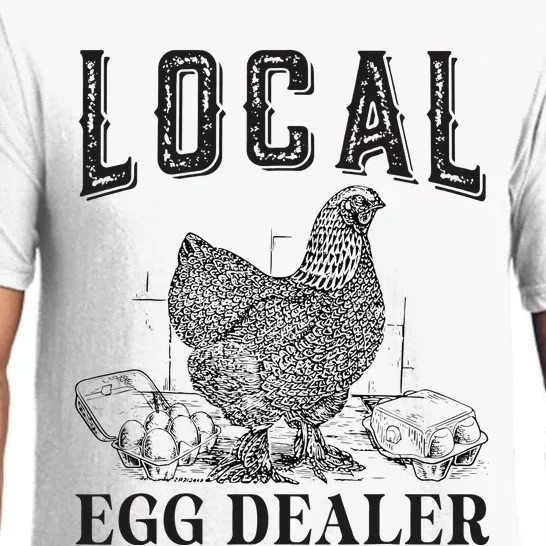 Support Local Egg Dealer Egg Supplier Pajama Set