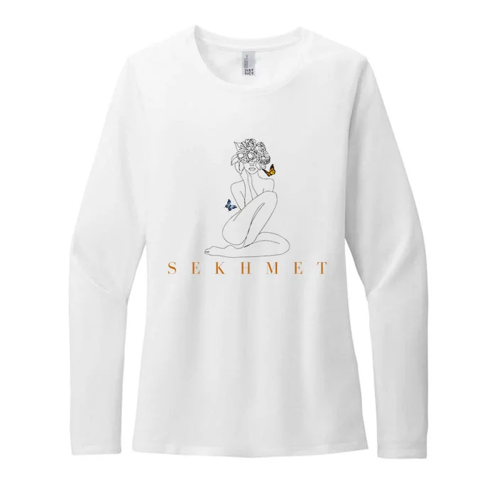 Sekhmet Lioness Egyptian Goddess Of Healing Womens CVC Long Sleeve Shirt