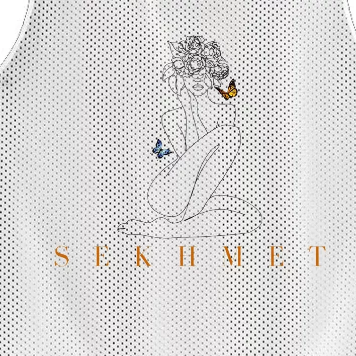 Sekhmet Lioness Egyptian Goddess Of Healing Mesh Reversible Basketball Jersey Tank