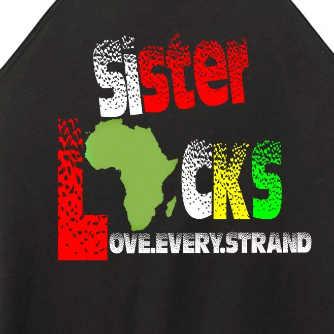 Sisterlocks Love Every Hair Strand Family Cool Gift Women’s Perfect Tri Rocker Tank