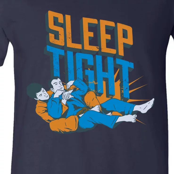 Sleep Tight Jiu Jitsu V-Neck T-Shirt