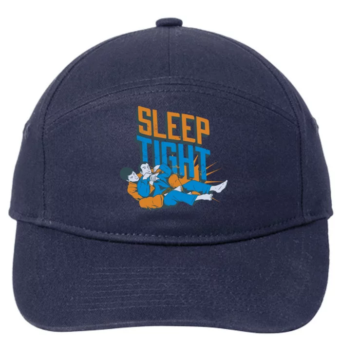 Sleep Tight Jiu Jitsu 7-Panel Snapback Hat