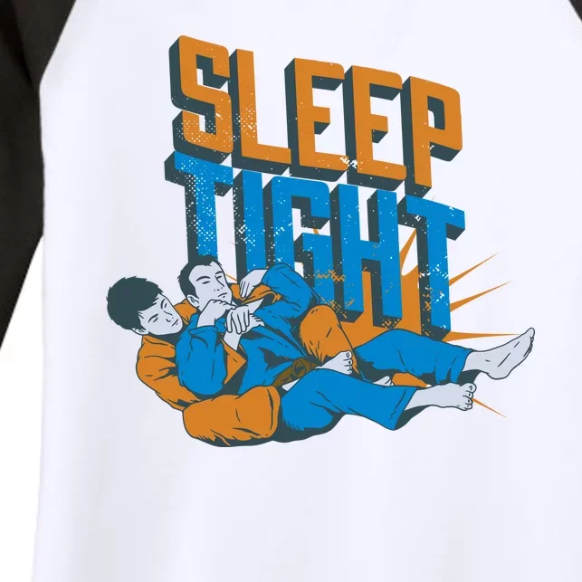 Sleep Tight Jiu Jitsu Women's Tri-Blend 3/4-Sleeve Raglan Shirt