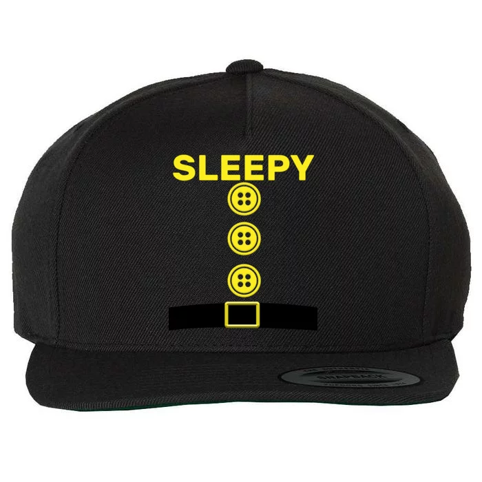 Sleepy Dwarf Wool Snapback Cap