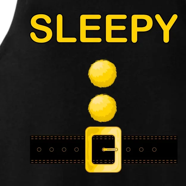 Sleepy Dwarf Costume Ladies Tri-Blend Wicking Tank