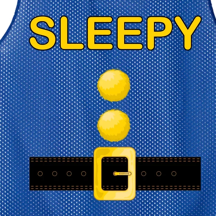 Sleepy Dwarf Costume Mesh Reversible Basketball Jersey Tank