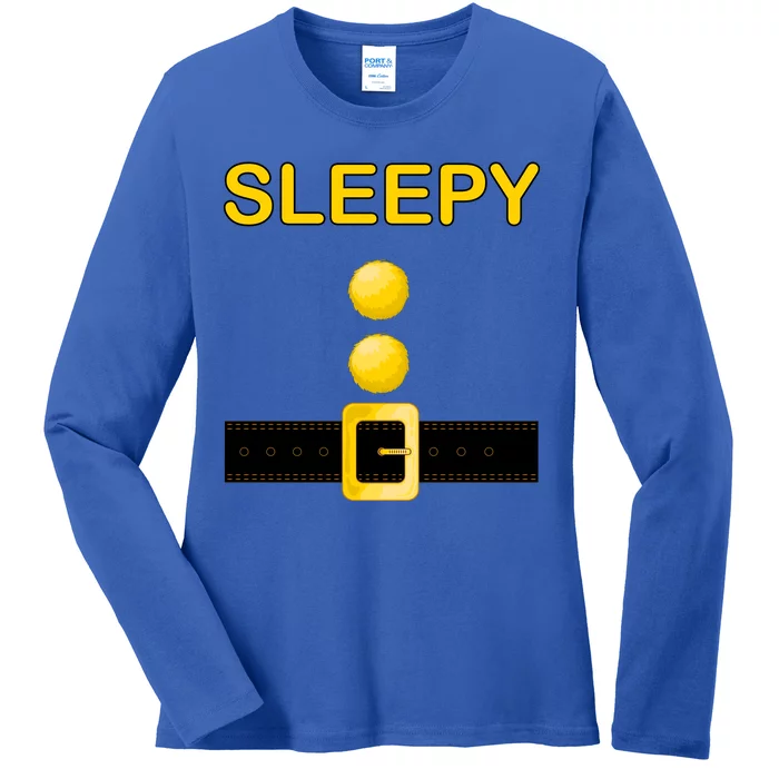 Sleepy Dwarf Costume Ladies Long Sleeve Shirt