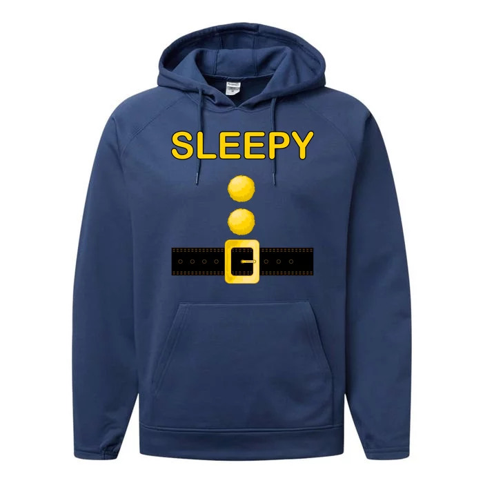 Sleepy Dwarf Costume Performance Fleece Hoodie