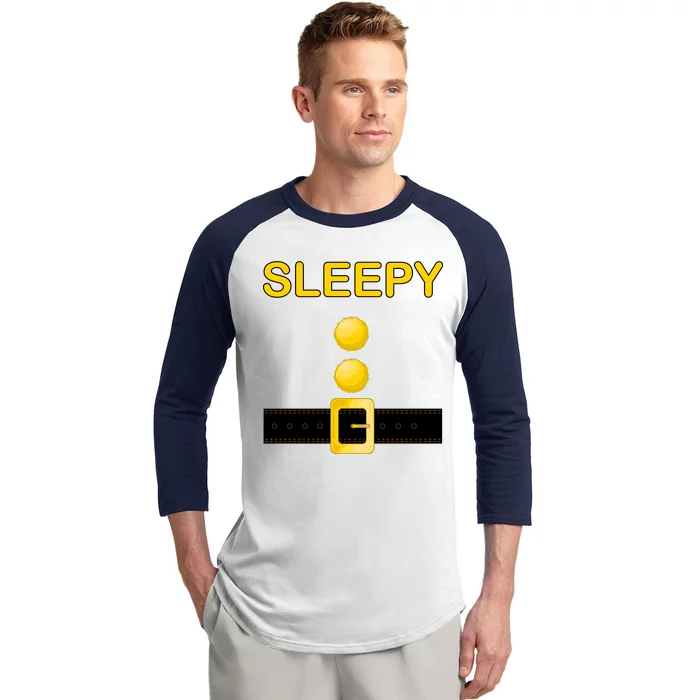 Sleepy Dwarf Costume Baseball Sleeve Shirt