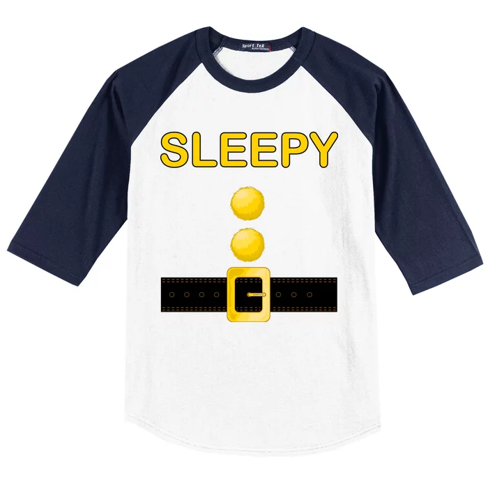 Sleepy Dwarf Costume Baseball Sleeve Shirt