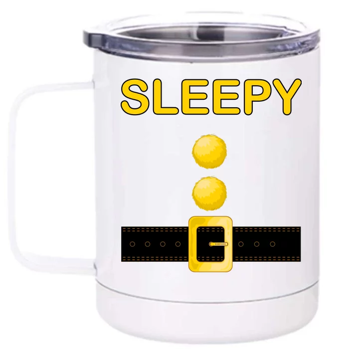 Sleepy Dwarf Costume Front & Back 12oz Stainless Steel Tumbler Cup