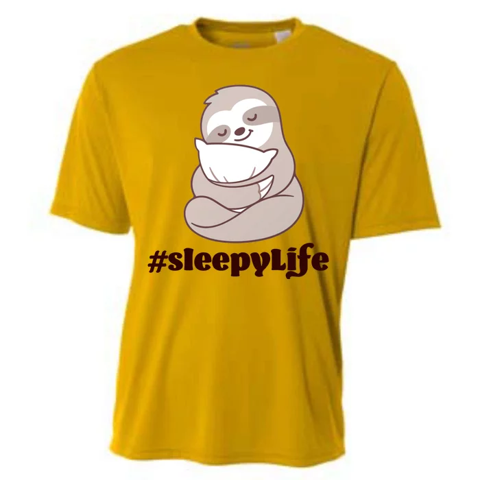 Sleepy Life Sloth Cooling Performance Crew T-Shirt