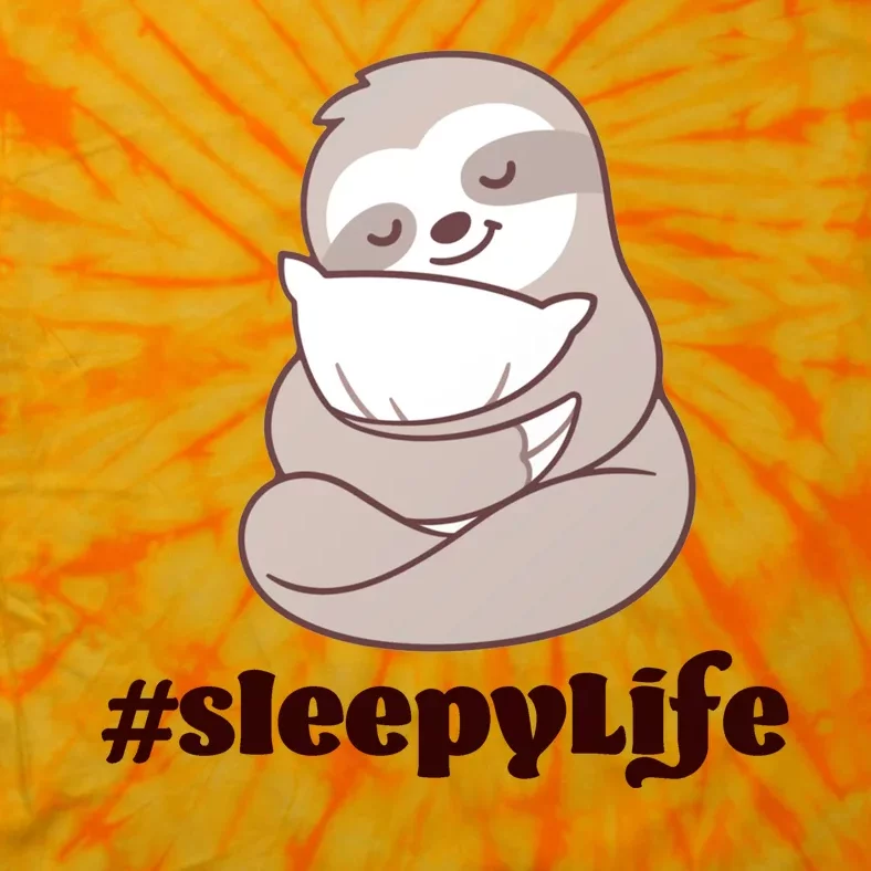 Sleepy Life Sloth Tie-Dye T-Shirt