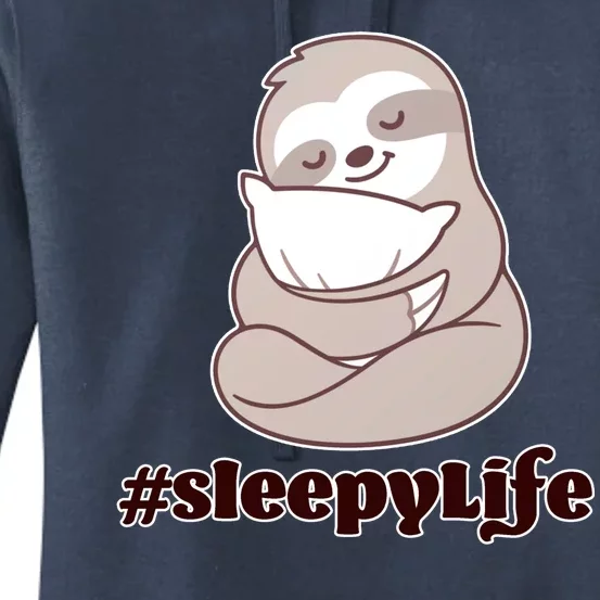 Sleepy Life Sloth Women's Pullover Hoodie