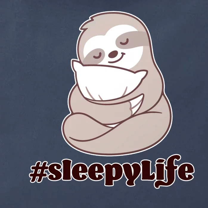 Sleepy Life Sloth Zip Tote Bag