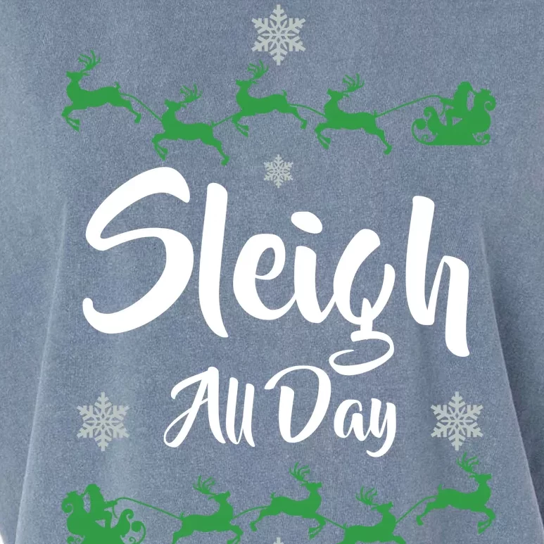 Sleigh All Day Garment-Dyed Women's Muscle Tee