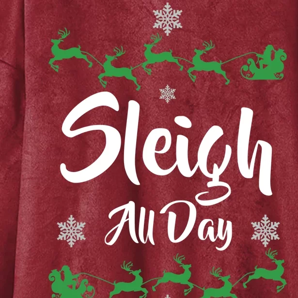 Sleigh All Day Hooded Wearable Blanket