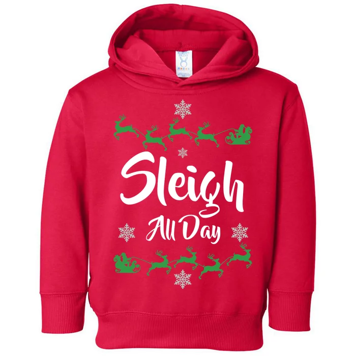 Sleigh All Day Toddler Hoodie