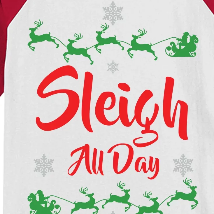 Sleigh All Day Kids Colorblock Raglan Jersey