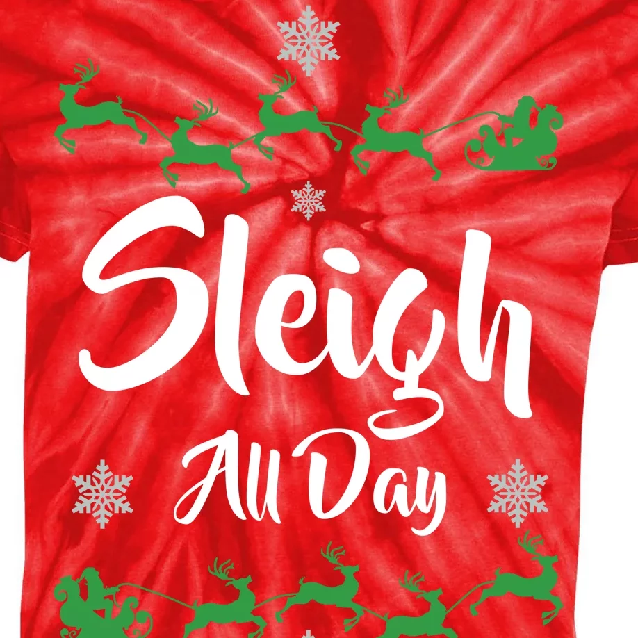 Sleigh All Day Kids Tie-Dye T-Shirt