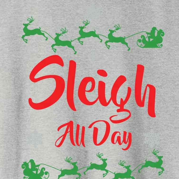 Sleigh All Day Women's Crop Top Tee