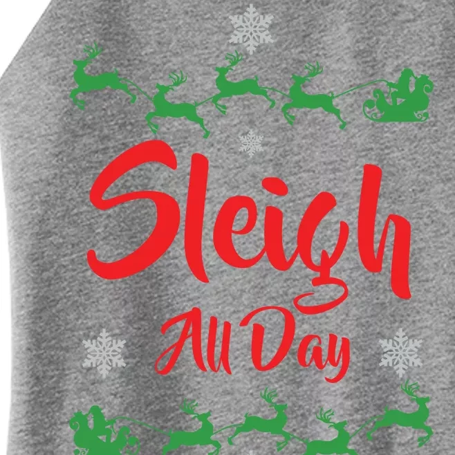 Sleigh All Day Women’s Perfect Tri Rocker Tank