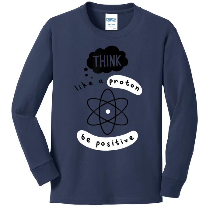 Science Lover Funny Science Teacher Atom Science Kids Long Sleeve Shirt