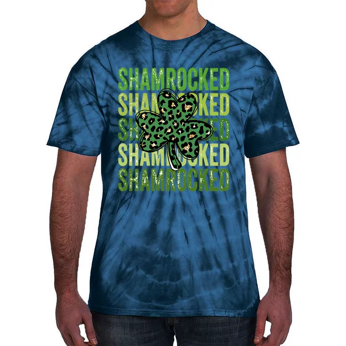 Shamrocked Lucky Flower Tie-Dye T-Shirt