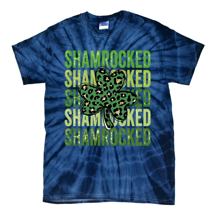 Shamrocked Lucky Flower Tie-Dye T-Shirt